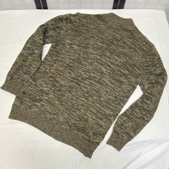 Method Long Sleeve Marled Mock Turtleneck 1/4 Zip Cable Knit Pull On Sweater XXL - Picture 9 of 12